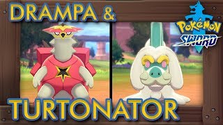 Pokémon Sword amp Shield  How to Catch Turtonator amp Drampa 2 Rarity Pokémon [upl. by Erodasi612]