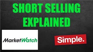 MarketWatch Stock Game Short Selling Explained For Beginners [upl. by Millisent]