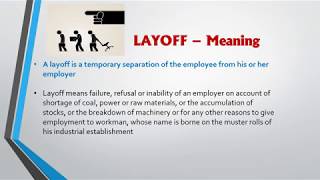 Layoff Employee Separation [upl. by Nahtanha]