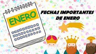 Fechas Importantes del mes de ENERO Profe Ángel [upl. by Ontine]