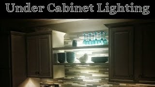 How To Install Under Cabinet LED Lights From IKEA  Our House DIY [upl. by Aileon]