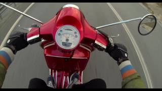 Vespa PX 221 Malossi Mhr Acceleration [upl. by Pasol]