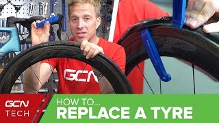 How To Change A Tyre On Your Road Bike [upl. by Wyly]