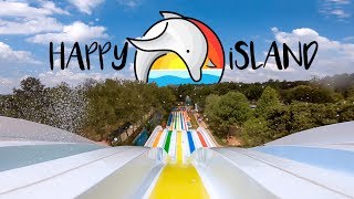 Happy Island Waterworld  South Africas BIGGEST Water Park  Mzansi Theme Park [upl. by Eilsehc]