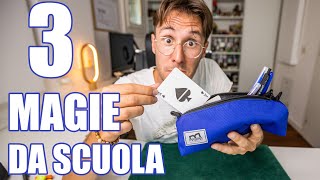 3 MAGIE DA FARE A SCUOLA Tutorial [upl. by Aitram]