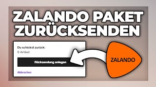 Zalando Paket zurücksenden amp Retoure anmelden  Tutorial [upl. by Arraeis696]