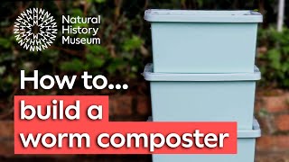 How to build a worm composter A simple DIY project [upl. by Gonzales]