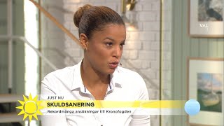 Rekordmånga ansöker om skuldsanering  så bedömer Kronofogden  Nyhetsmorgon TV4 [upl. by Joellyn]