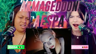 aespa 에스파 Armageddon MV reaction [upl. by Sorac870]