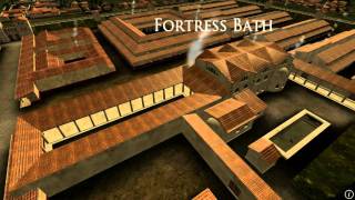 Animation of ancient Roman Fort in Caerleon Wales [upl. by Asiak482]