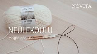 NOVITA NEULEKOULU Magic Cast On [upl. by Blandina441]