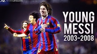 The Young Lionel Messi ● Goals Skills amp Assists ● 20032008 HD [upl. by Sirama378]