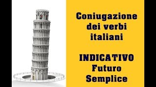 Coniugazione verbi italiani Futuro semplice [upl. by Aneral]