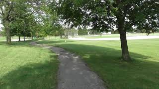 Allemong Park Bike Trail in Matteson IL [upl. by Arfihs]