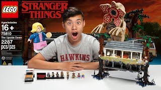 THE UPSIDE DOWN LEGO Stranger Things  Set 75810 Timelapse Build amp Review [upl. by Eikcim]