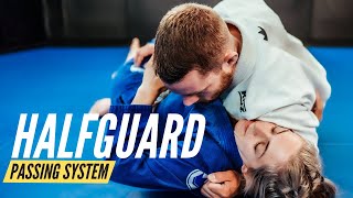 How To Pass Half Guard  BJJ Fundamentals [upl. by Philcox]