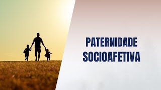 Paternidade socioafetiva [upl. by Bennink]