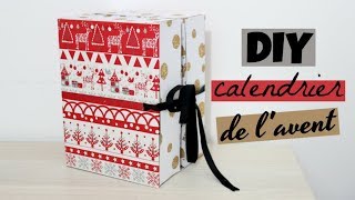 DIY calendrier de lavent en carton [upl. by Wilser]