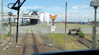 IC3 Train Loading Onto the Ferry [upl. by Enicar]