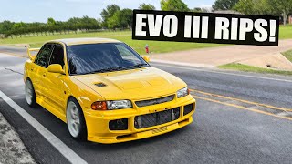 First Pulls in the EVO III  Street Testing the New Turbo [upl. by Adnilem650]