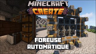 Minecraft Create FR  Foreuse automatique 9 [upl. by Morentz]