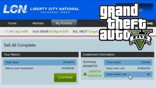 GTA 5  How to Make Money Using The Stock Market Guide GTA V [upl. by Teodorico]