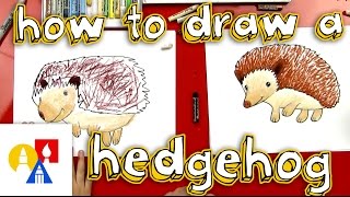 How To Draw A Hedgehog [upl. by Elbys971]