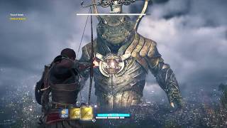 Assassins Creed Origins  SOBEK MAX Level Boss Fight TRIAL OF GODS [upl. by Adran344]