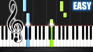 Scarborough Fair  EASY Piano Tutorial by PlutaX [upl. by Attey]