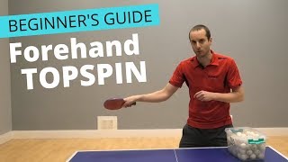 Beginners guide to forehand topspin [upl. by Aznola449]