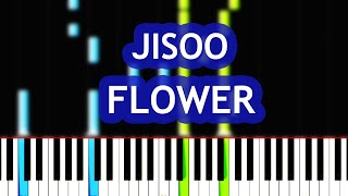 JISOO  FLOWER Piano Tutorial [upl. by Conte611]