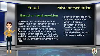 What is Difference Between Fraud amp Misrepresentation [upl. by Ivanna]