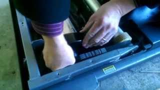 How to change the drive belt on a Nordic Track C2000C2500 treadmill [upl. by Naid]