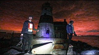 OVERNIGHT ON HAUNTED EXECUTION ROCKS ISLAND We couldnt escape [upl. by Crow]