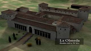 Villa Romana La Olmeda  Reconstrucción Virtual en 3D [upl. by Chil856]