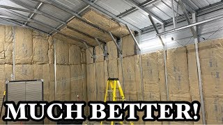 HOW TO INSULATE A METAL GARAGE [upl. by Mayda]