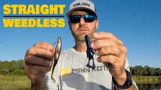 How To Rig a Plastic Worm Straight amp Weedless  Bass Fishing [upl. by Eenar156]