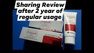 Review REGALIZ Solasafe SPF 50 Silicone Sunscreen Gel based  non greasy [upl. by Fatsug112]