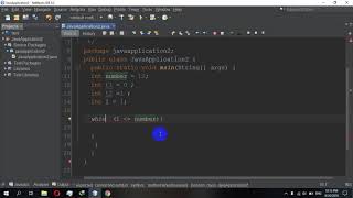 How to Display Fibonacci Series using While loop in Java [upl. by Monteith]