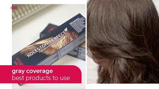 Best product choices for Gray Coverage  Wella Professionals [upl. by Nolrac698]