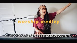 WORSHIP MEDLEY  I love you Lord  Youre worthy of my praise  I exalt thee [upl. by Anatlus]