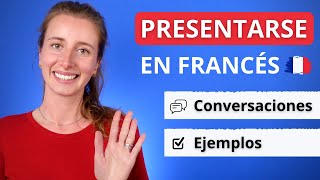 Cómo Presentarse En Francés 🇫🇷 Conversaciones Básicas Ejemplos [upl. by Cherian]