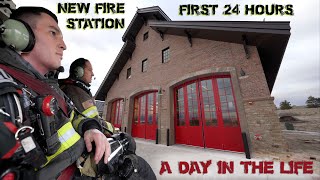 First 24 Hours in a New Fire Station  A Day in the Life [upl. by Neellok813]