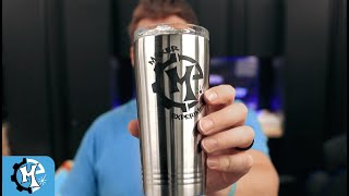 HOW TO ENGRAVE STAINLESS STEEL TUMBLERS  ENGRAVING YETI MUGS  LASER ENGRAVING MUGS  LASER MARKING [upl. by Luise]