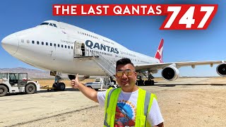 The Last Qantas Boeing 747  An Emotional Farewell [upl. by Hinkle]