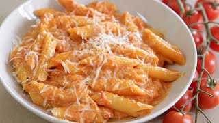 Rose Pasta Recipe  Pink Sauce Pasta  Creamy Tomato Pasta [upl. by Broeker753]