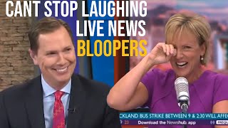 News Reporters Cant Stop Laughing Bloopers [upl. by Eloken]