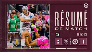 Le Résumé de Stade Français  UBB [upl. by Ardnassela]