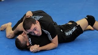 Arm Triangle Choke from Top Half Guard  MMA Submissions [upl. by Etnomaj]