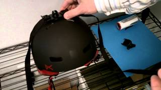 Action Cam Helmet Mounting Step by Step Tutorial [upl. by Loretta]